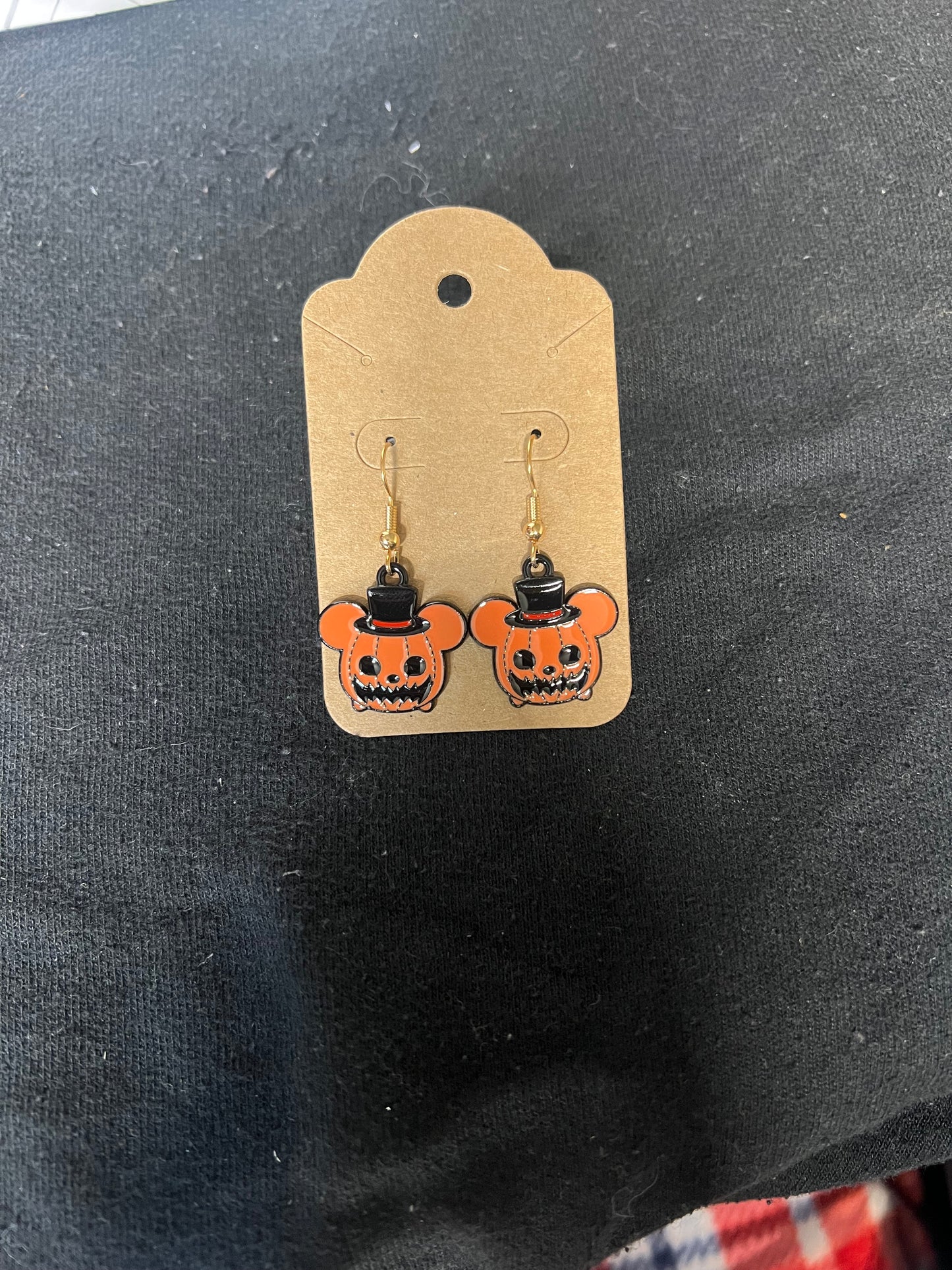 Halloween Pumpkin Dangle Earrings
