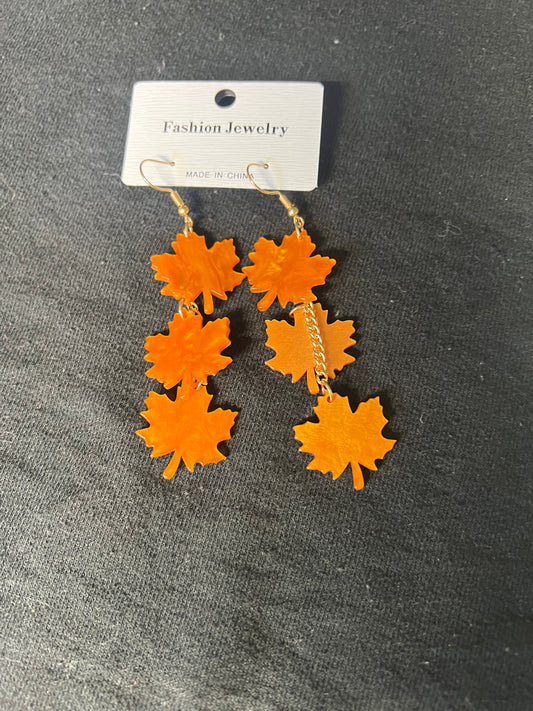 Leaf Dangle Earrings