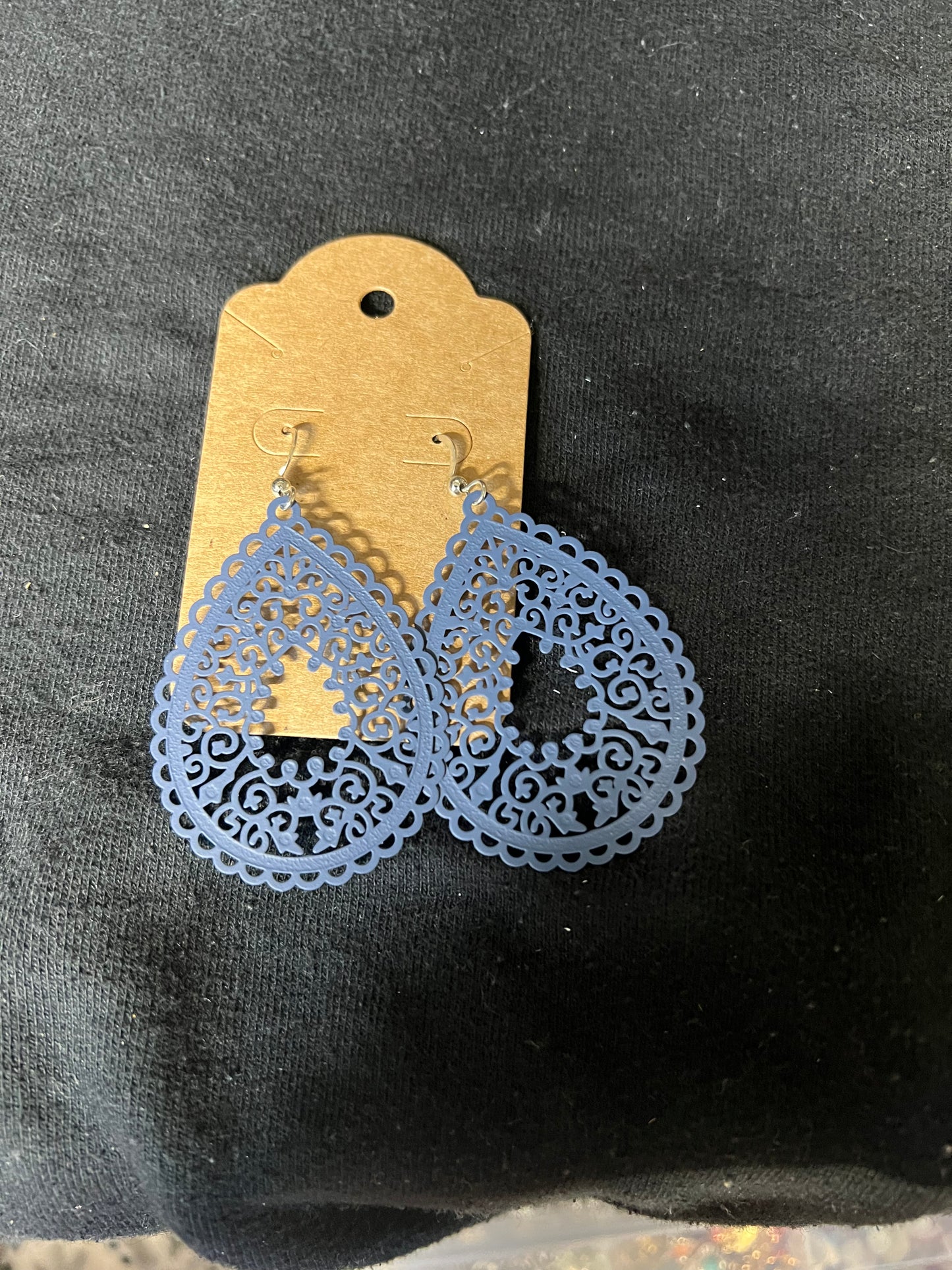 Blue Dangle Earrings