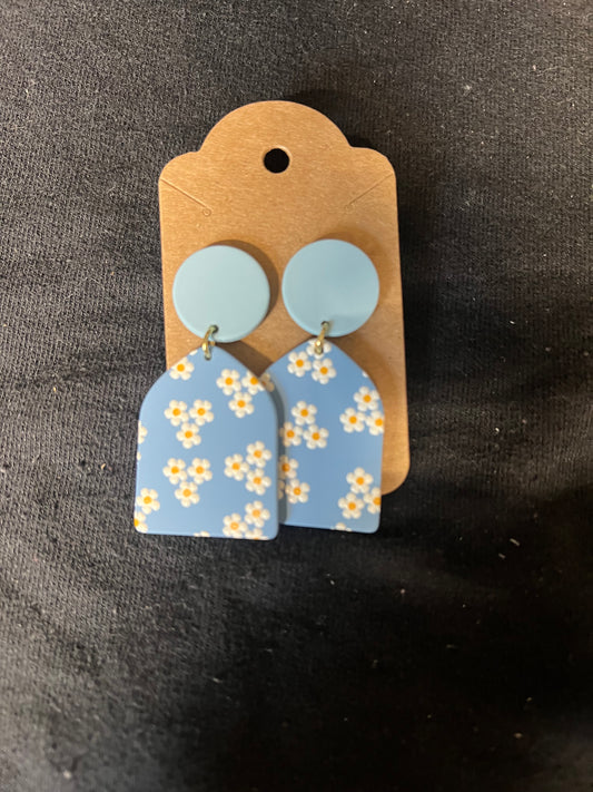 Blue Dangle Earrings